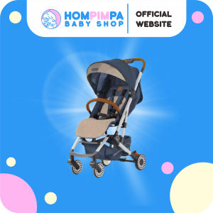 BABYELLE S-375 CUBE DARK BLUE+BEIGE STROLLER