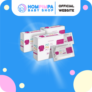 Momami Baby Tooth & Gum 20 Sheets (6-Pack Variant)