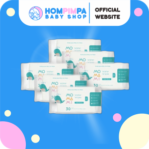 Momami Baby Water Wipes 30 Sheets (6-Pack Variant)